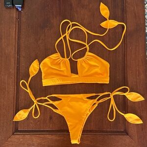 Benoa Swim Vintage Orange Bikini Set